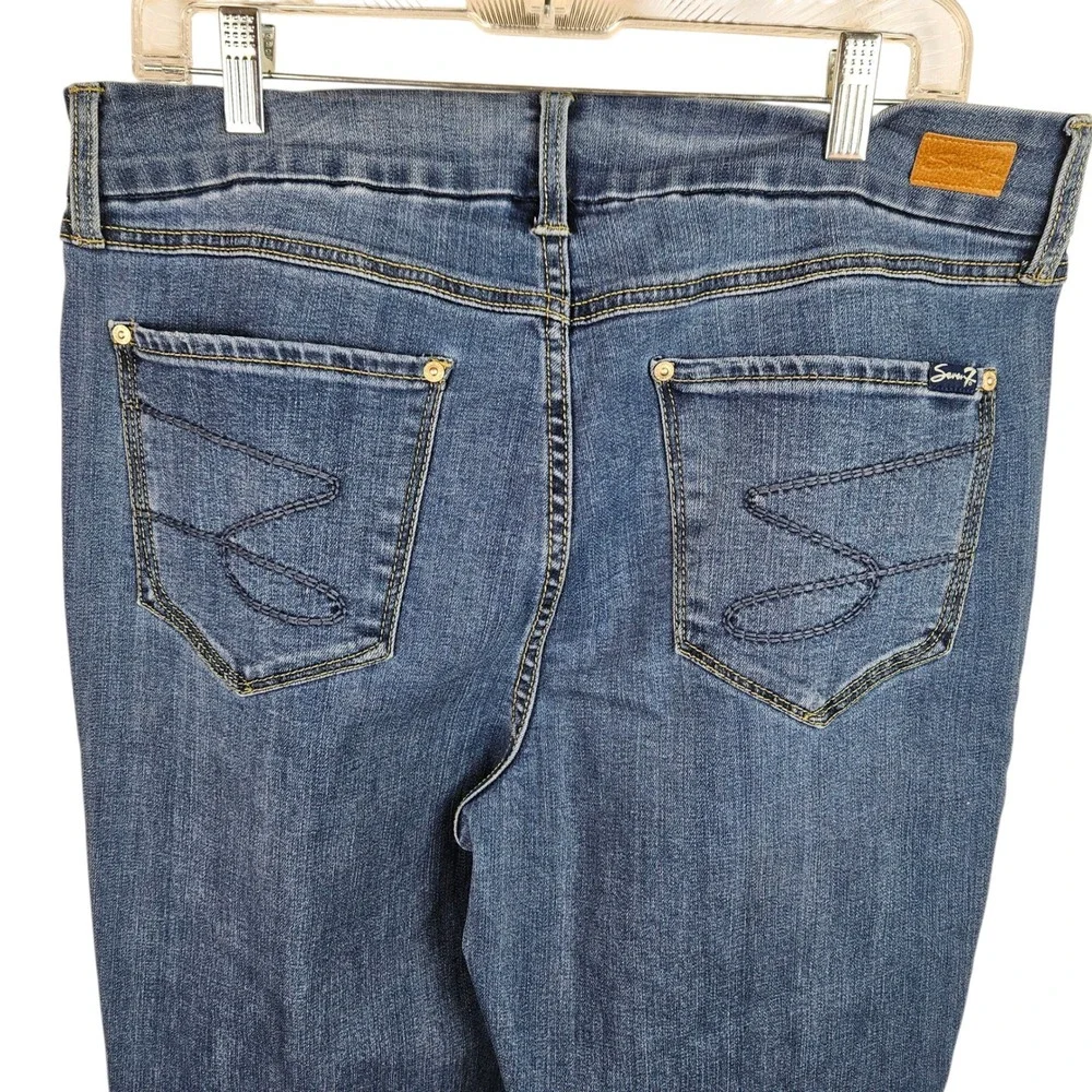 Seven7 Jeans Womens‎ Size 14 Alaska Wash TummyLess High Rise Skinny Denim